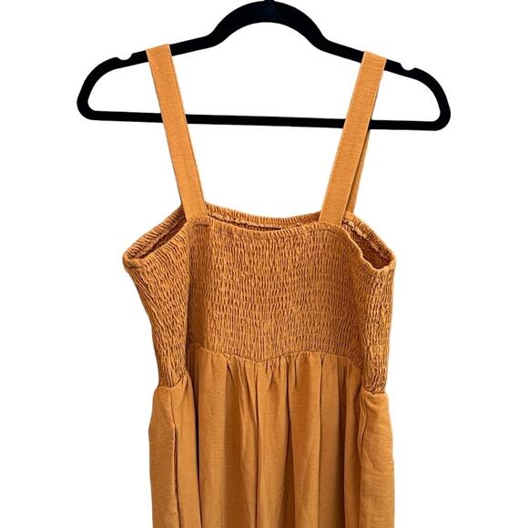 Boho Jumpsuit Mustard Yellow Large - Picture 4 of 6